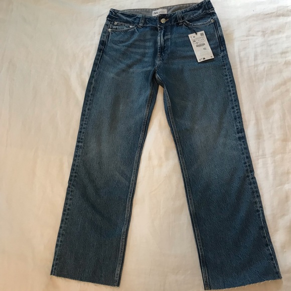 NWT Zara TRF midrise straight leg jeans - Picture 5 of 11